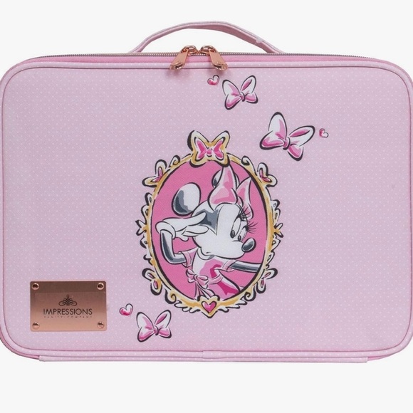 Impressions Vanity Pink Minnie Mouse Cosmetic Carrying Bag/Case - Picture 4 of 7